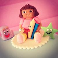 Dora the Explorer cake for Drea's 2nd birthday