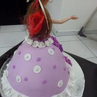 Doll Cake with Ruffles