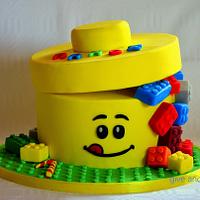 lego box cake