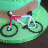 mountain bike cake
