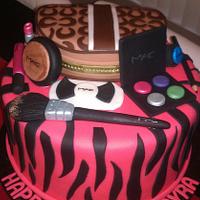 Coach make up bag & MAC make up Birthday Cake