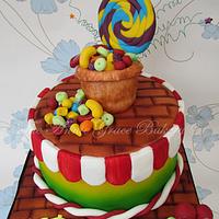'Candy Crush Saga' Birthday cake.