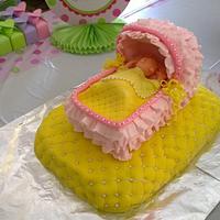 Zhenna's bassinet cake