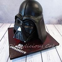 Darth Vader talking cake