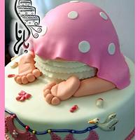 Baby Bottom cake