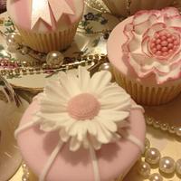 Pretty in pink cupcakes