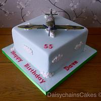 Spitfire cake