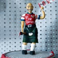 Scottish Arsenal Supporter's 50th Birthday Cake