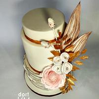 D&B wedding cake