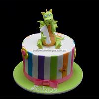 Year of the Dragon 1st Birthday Cake