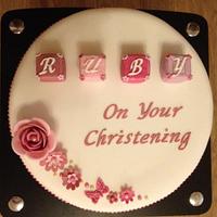Ruby's Christening Cake