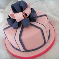 Loop Bow Birthday Cake