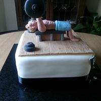 body building cake