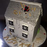 A house cake to tell a story 