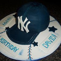 Baseball Cap Cake