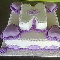 Purple 'N' cake