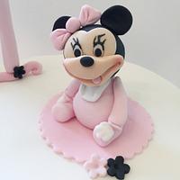 Baby Mini Mouse Cake