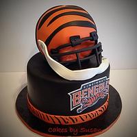 Cincinnati Bengals cake