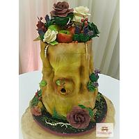 Applez Nature Wedding Cake 