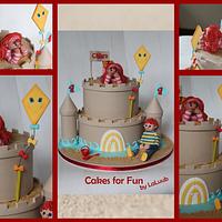 Sand Castle Cake (TV serie "Zandkasteel")