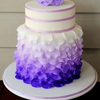 Purple Petal Cake