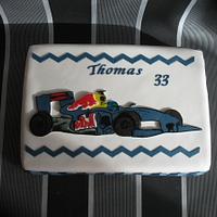 Chevron style, Formel 1 Birthdaycake