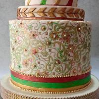 Indian Textiles-Incredible India Cake Collaboration II