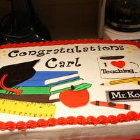 Carl's graduation Cake