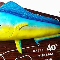 3D Mahi Mahi cake