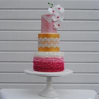 Spring Wedding Cake 