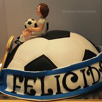 Tarta de futbol del Real Madrid,  Cake of Real Madrid football club