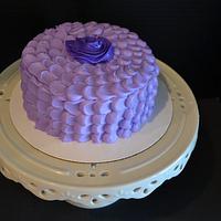 My first petal effect cake!