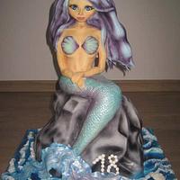 Mermaid - 3D cake