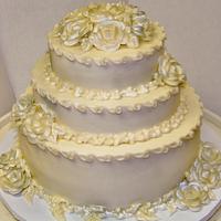 Buttercream Diamond Anniversary cake