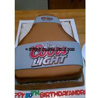 Coors Light Cake for a 50th Bday