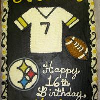 Steelers football cake
