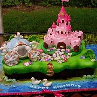 Princess twin cake
