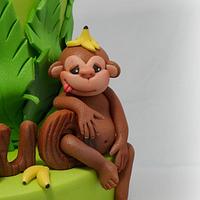 Cheeky Monkeys 1st Birthday Cake