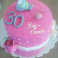 Flirty 30 Birthday Cake