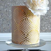 Gold Leaf Cake