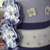 My first wedding mini-cake...