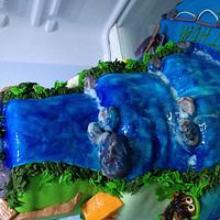D'Jungle Birthday Cake