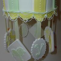 Hanging baby mobile cake