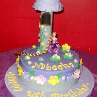 Rapunzel/Tangled Themed Birthday cake! 
