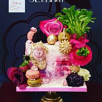 Dramatic colourful cake Dramatic colourful cake