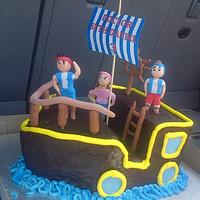 Jake and the Neverland Pirates Buttercream ship