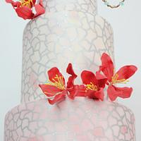 Gaudí Inspiration Wedding Cake