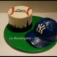 Yankees Birthday Cake