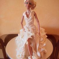 doll in wedding dress