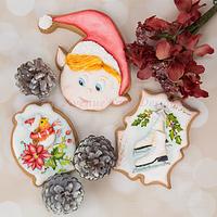 Holiday Cookie Exchange Cookies 🎁⛸️🕊️